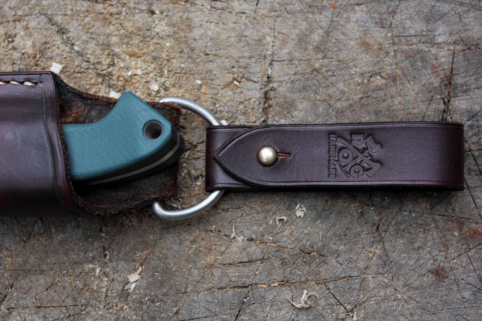 Knife Sheath Dangler Attachment Leather