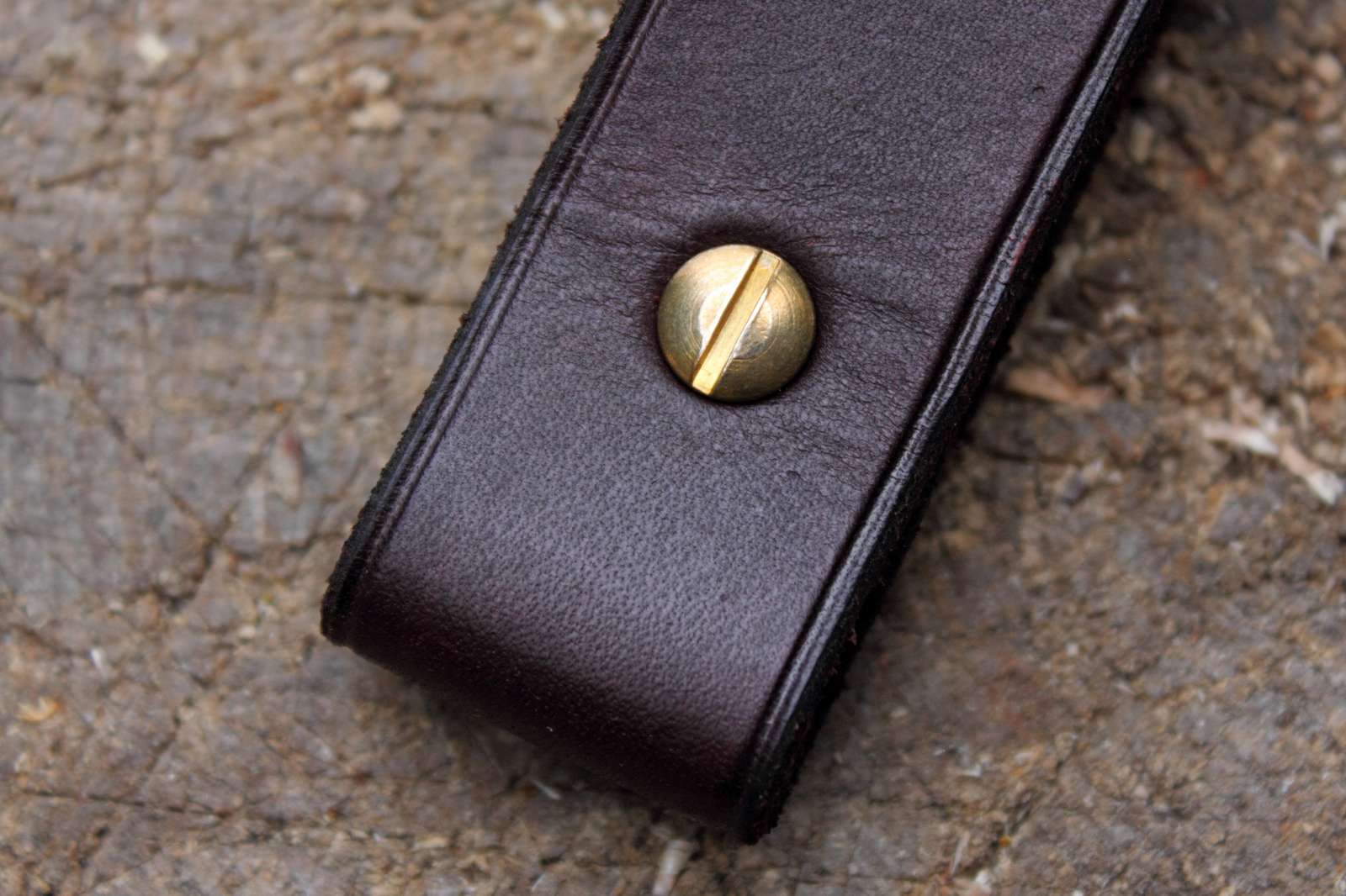 Knife Sheath Dangler Attachment Leather