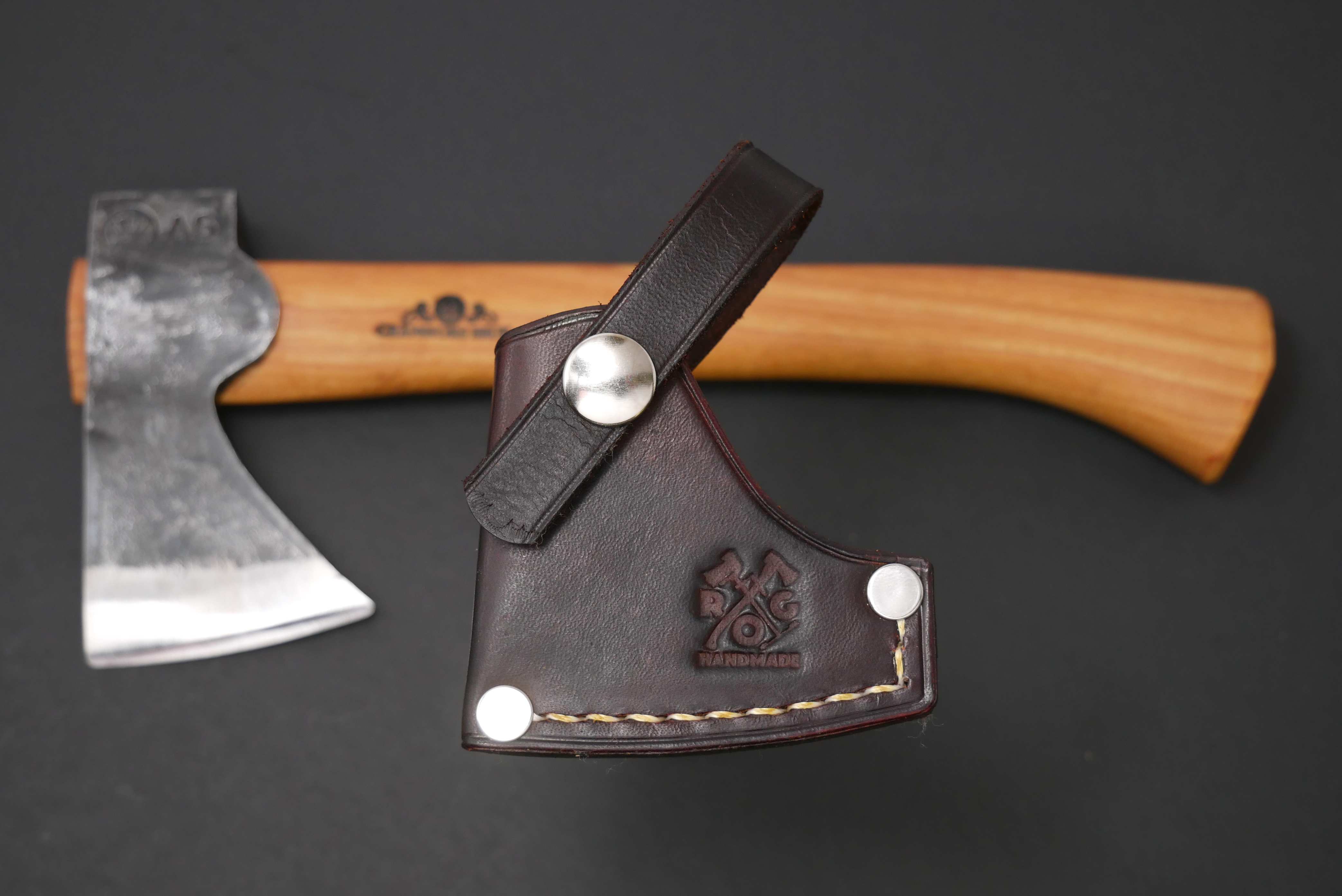 Gransfors Bruk Mini (or Small) Hatchet Custom Leather Sheath